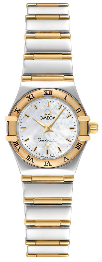 Omega Constellation Battery Operated Quartz White Ladies Watch 12627000 