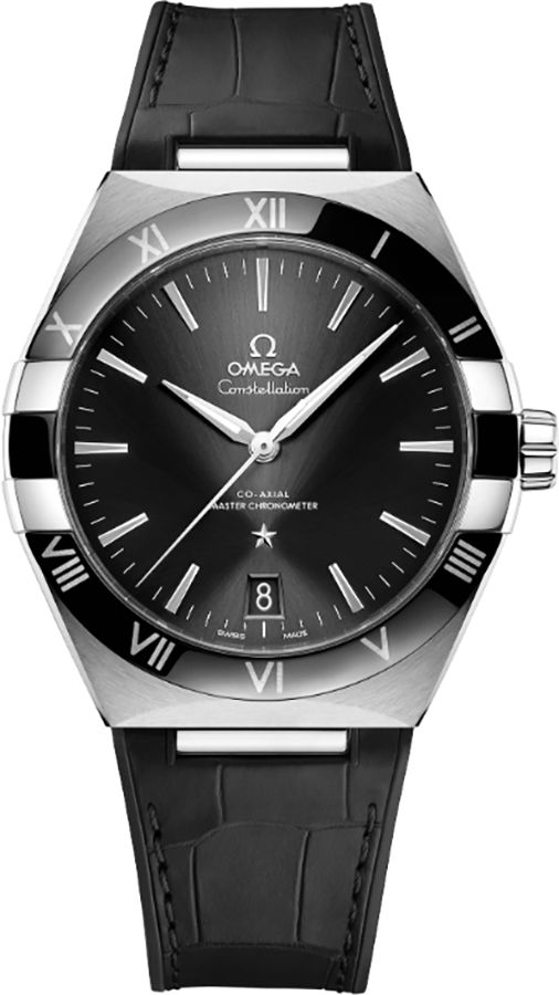 Omega Constellation Self Winding Automatic Black Mens Watch 13133412101001 