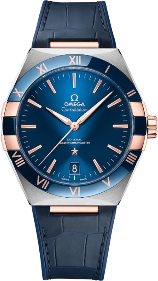 Omega Constellation Self Winding Automatic Blue Mens Watch 13123412103001 
