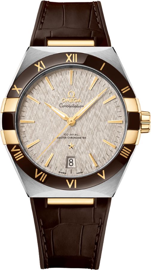 Omega Constellation Self Winding Automatic Grey Mens Watch 13123412106002 