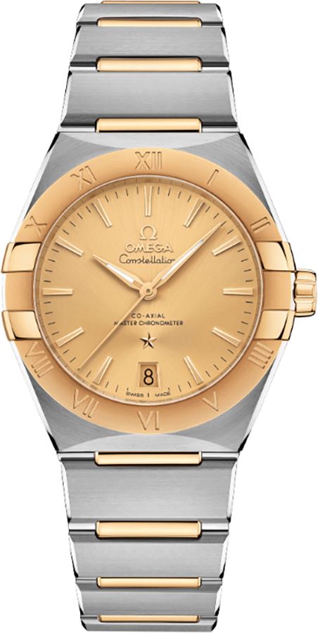 Omega Constellation Self Winding Automatic Champagne Unisex Watch 13120362008001 