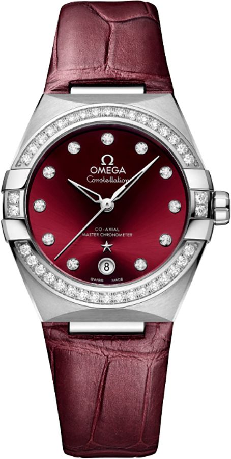Omega Constellation Self Winding Automatic Red Unisex Watch 13118362061001 