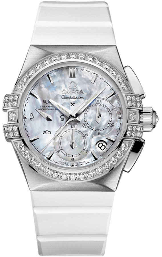 Omega Constellation Self winding Automatic Pearl White Ladies Watch 12117355005001 