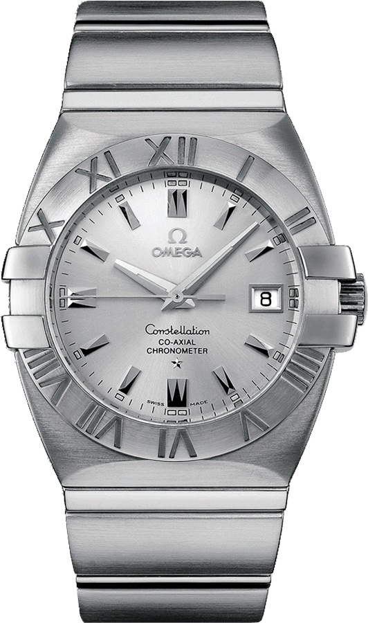 Omega Constellation Self winding Automatic Silver Mens Watch 15033000 