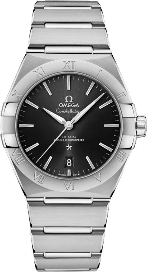 Omega Constellation Self Winding Automatic Black Mens Watch 13110392001001 