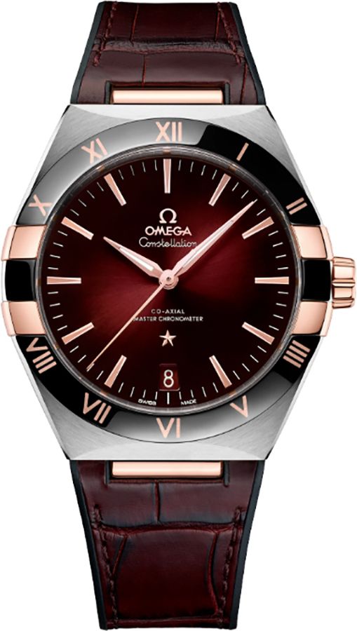 Omega Constellation Self Winding Automatic Red Mens Watch 13123412111001 