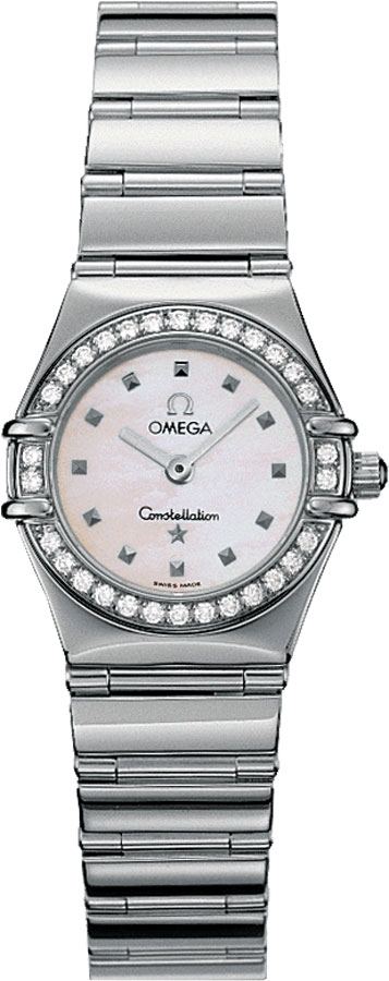 Omega Constellation Battery Operated Quartz White Ladies Watch 14657100 