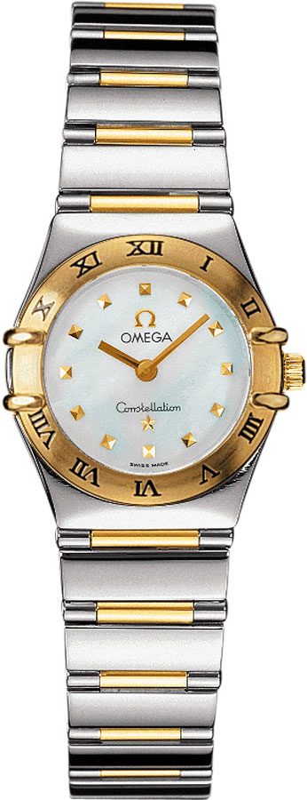 Omega Constellation Battery Operated Quartz White Ladies Watch 13617100 