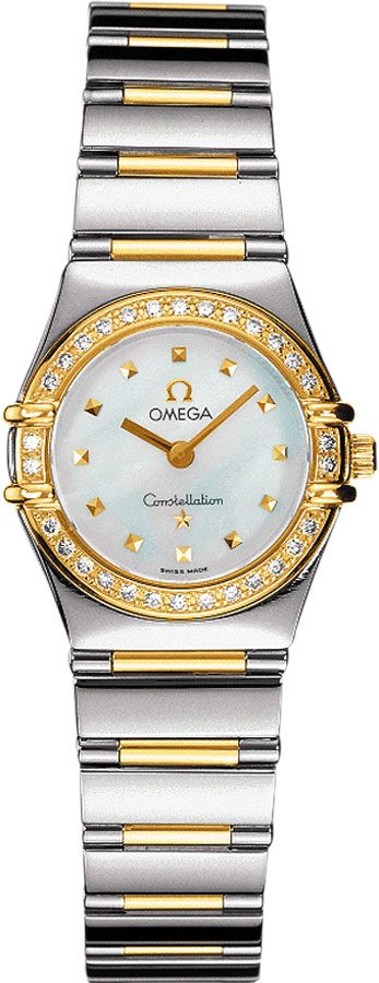 Omega Constellation Battery Operated Quartz White Ladies Watch 13657100 
