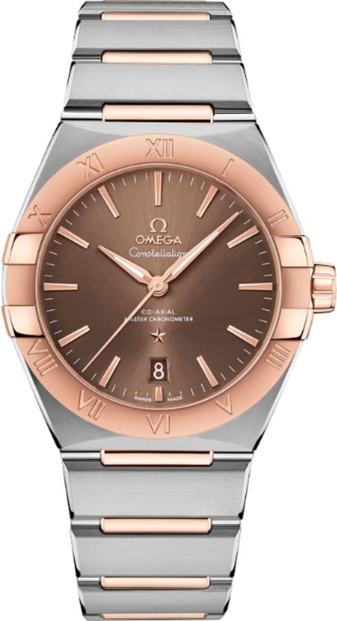 Omega Constellation Self Winding Automatic Brown Mens Watch 13120392013001 