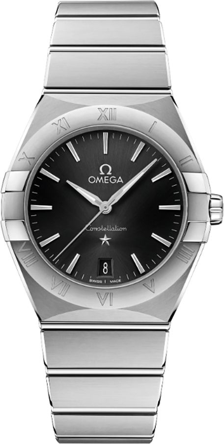 Omega Constellation Battery Operated Quartz Black Unisex Watch 13110366001001 
