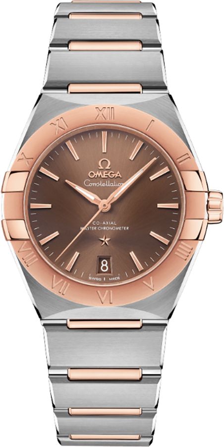 Omega Constellation Self Winding Automatic Brown Unisex Watch 13120362013001 