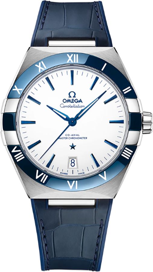 Omega Constellation Self Winding Automatic White Mens Watch 13133412104001 