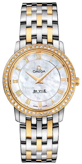 Omega De Ville White Ladies Watch 41325276005001 