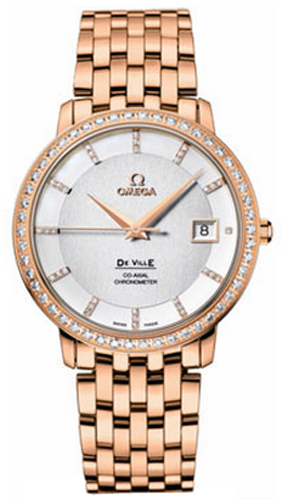 Omega De Ville Silver Mens Watch 41355372052001 