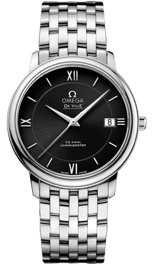 Omega De Ville Self winding Automatic Black Mens Watch 42410372001001 