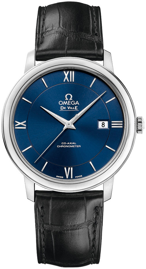 Omega De Ville Blue Mens Watch 42413402003001 