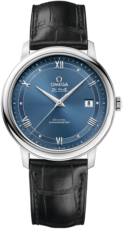 Omega De Ville Self winding Automatic Blue Mens Watch 42413402003002 