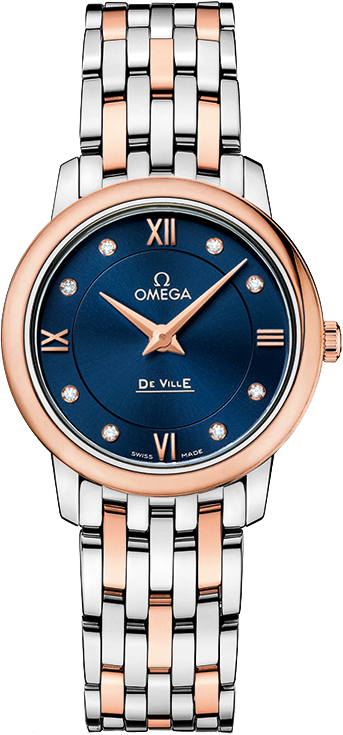 Omega De Ville Blue Ladies Watch 42420276053001 