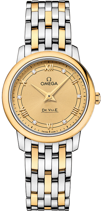Omega De Ville Champagne Ladies Watch 42420276058003 