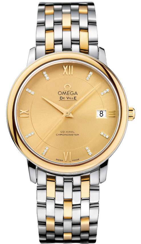 Omega De Ville Champagne Mens Watch 42420372058001 