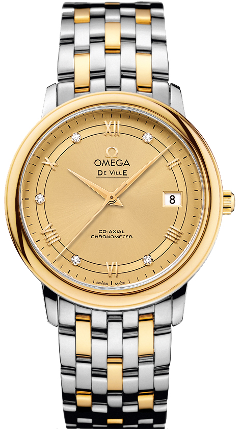 Omega De Ville Champagne Mens Watch 42420372058002 
