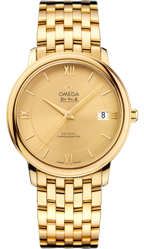 Omega De Ville Champagne Mens Watch 42450372008001 