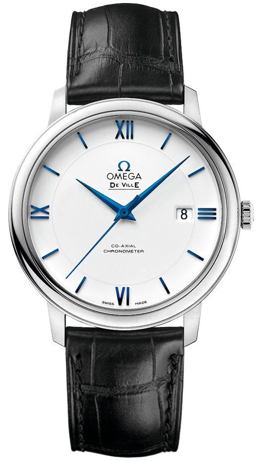 Omega De Ville Self winding Automatic White Mens Watch 42453402004001 