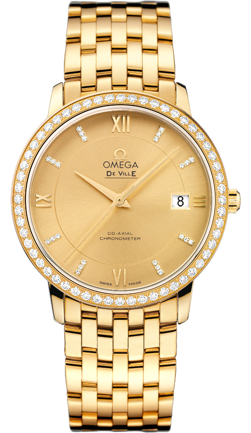 Omega De Ville Champagne Mens Watch 42455372058001 