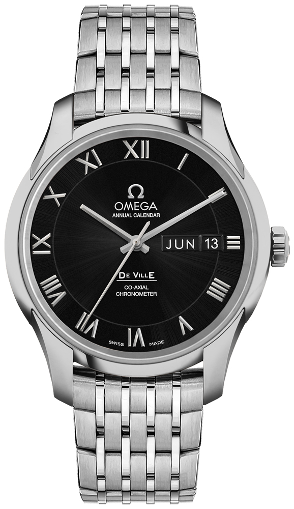 Omega De Ville Self winding Automatic Black Mens Watch 43110412201001 