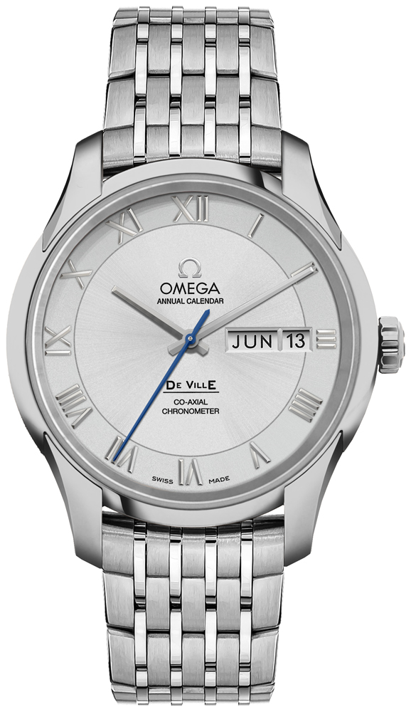 Omega De Ville Self winding Automatic Silver Mens Watch 43110412202001 