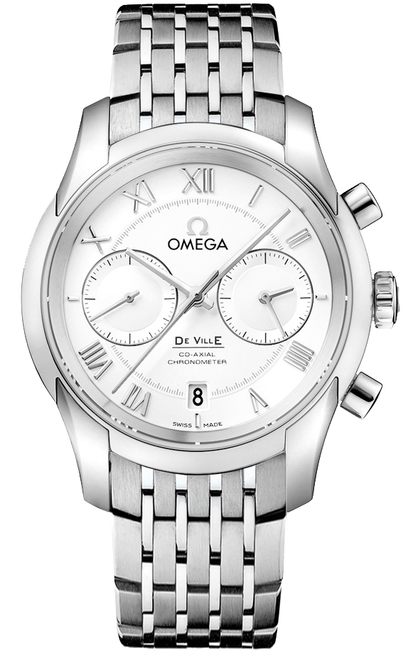 Omega De Ville Silver Mens Watch 43110425102001 
