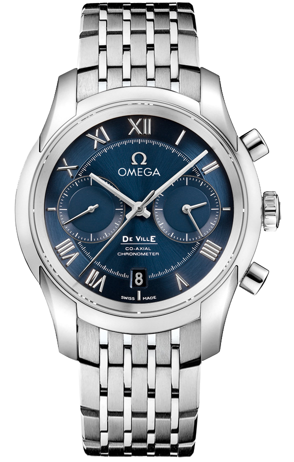 Omega De Ville Blue Mens Watch 43110425103001 
