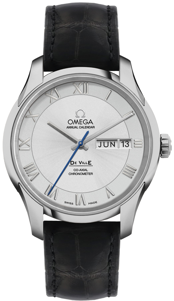 Omega De Ville Self winding Automatic Silver Mens Watch 43113412202001 