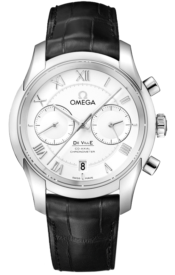 Omega De Ville Silver Mens Watch 43113425102001 