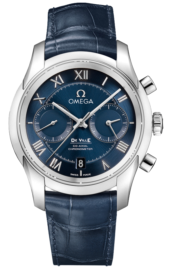 Omega De Ville Blue Mens Watch 43113425103001 