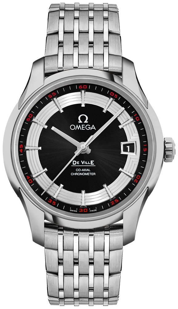 Omega De Ville Self winding Automatic Chronometer Black Mens Watch 43130412101001 