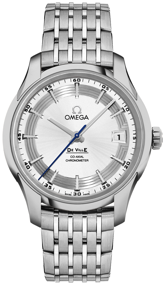 Omega De Ville Self winding Automatic Chronometer Silver Mens Watch 43130412102001 