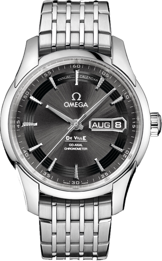 Omega De Ville Self winding Automatic Chronometer Grey Mens Watch 43130412206001 