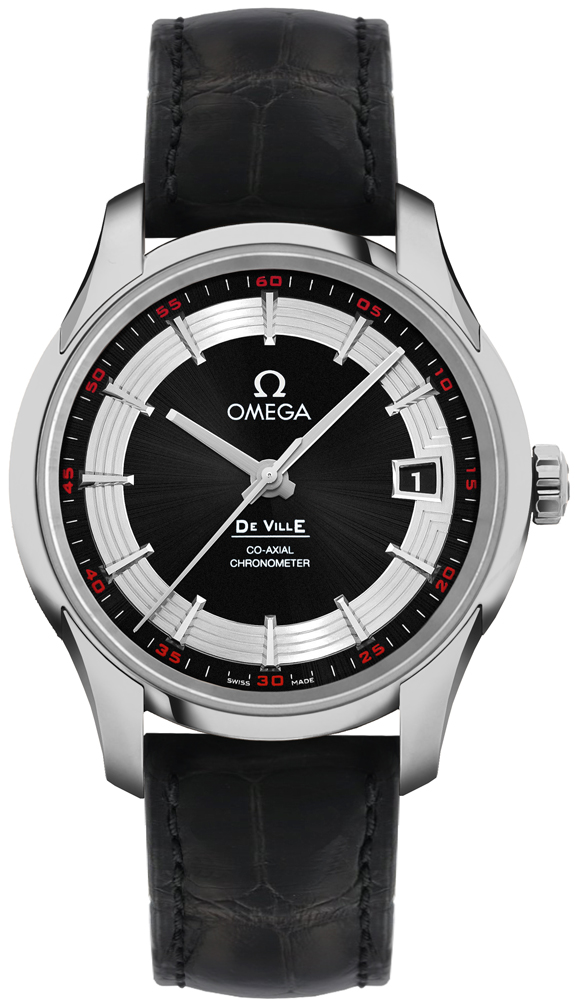 Omega De Ville Self winding Automatic Chronometer Black Mens Watch 43133412101001 