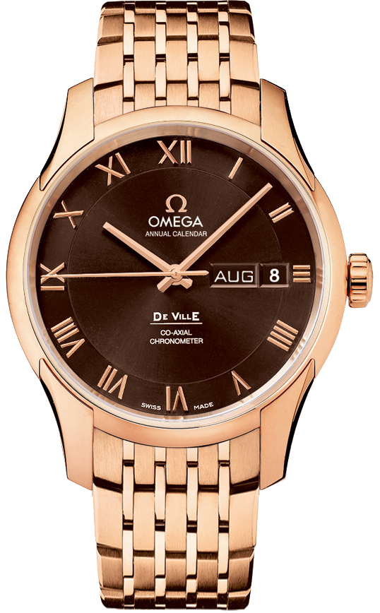 Omega De Ville Brown Mens Watch 43150412213001 