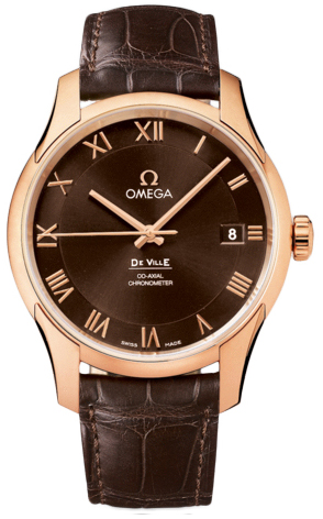 Omega De Ville Brown Mens Watch 43153412113001 