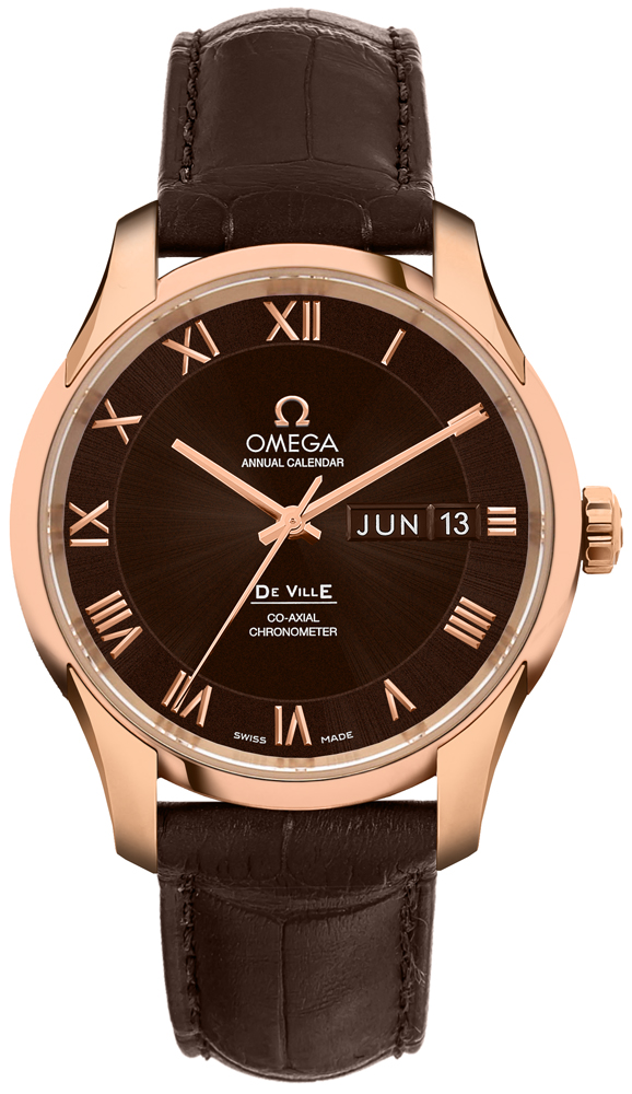 Omega De Ville Self winding Automatic Brown Mens Watch 43153412213001 