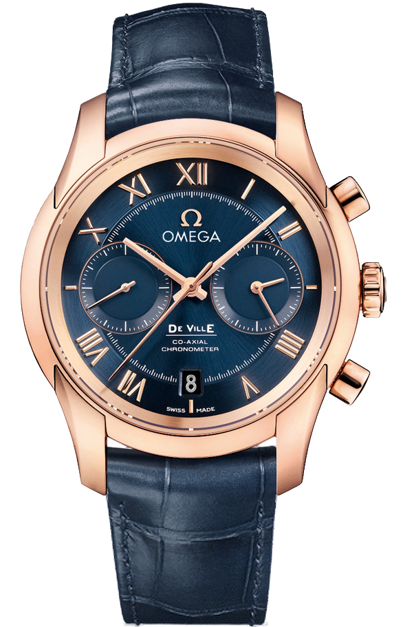 Omega De Ville Blue Mens Watch 43153425103001 