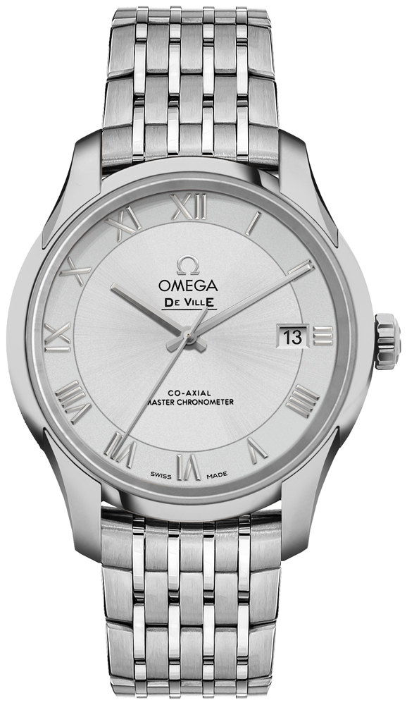 Omega De Ville Self winding Automatic Silver Mens Watch 43310412102001 