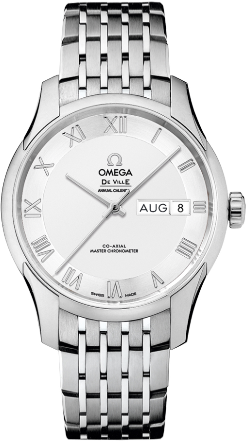 Omega De Ville Self winding Automatic Chronometer Silver Mens Watch 43310412202001 