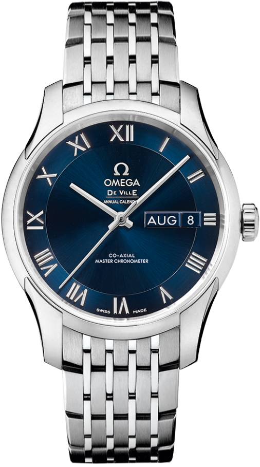 Omega De Ville Self winding Automatic Chronometer Blue Watch 43310412203001 
