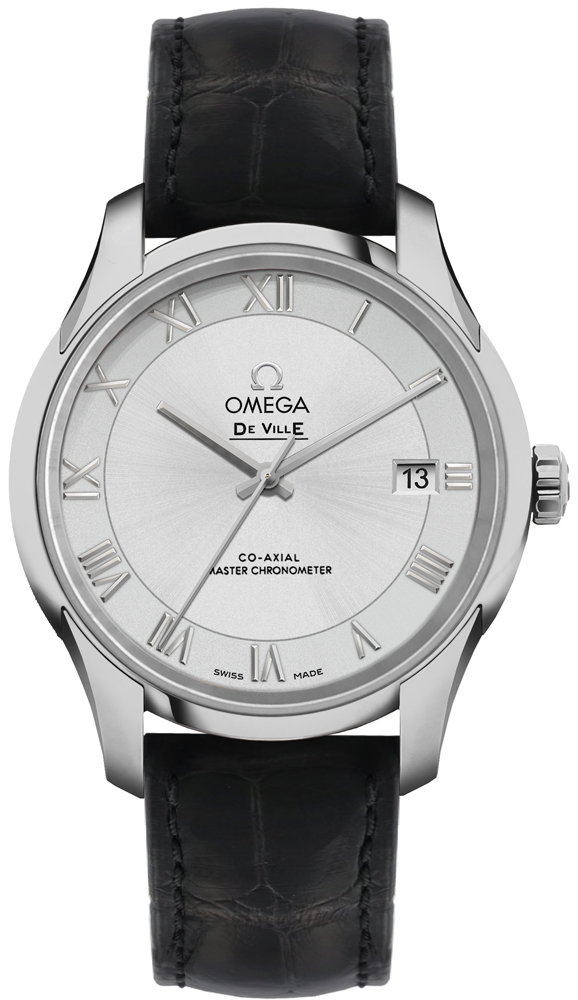 Omega De Ville Self winding Automatic Silver Mens Watch 43313412102001 