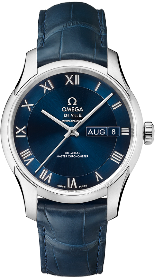 Omega De Ville Self winding Automatic Chronometer Blue Watch 43313412203001 