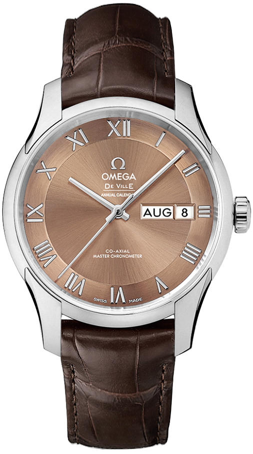 Omega De Ville Self winding Automatic Bronze Mens Watch 43313412210001 